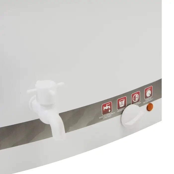 Бак настенный TUNDRA, с ЭВН, 1250 Вт,  30 л, белый Бак настенный TUNDRA, с ЭВН, 1250 Вт,  30 л, белый