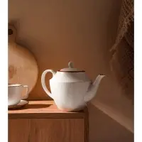 Заварочный чайник SL Home &laquo;Волна в камне&raquo;, 1 л, 22&times;13&times;15.5 см, фарфор, белый