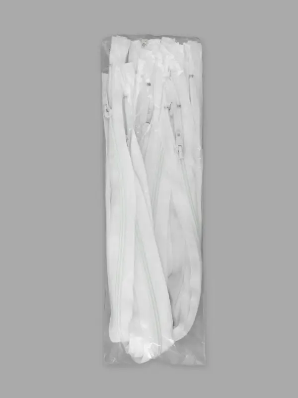 Молния &laquo;Спираль&raquo;, №5, разъёмная, замок автомат, 60 см, белая