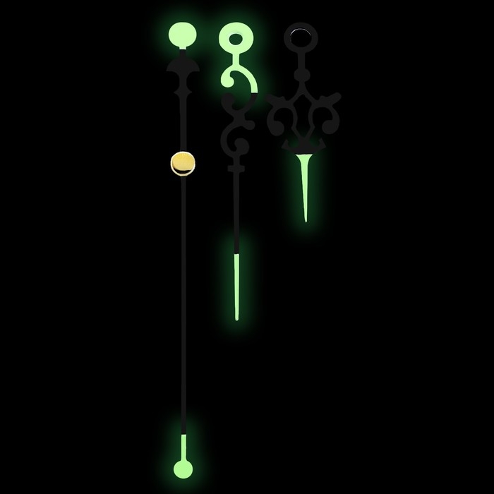 Часовой механизм «Соломон-49», плавный ход, шток 16 мм, стрелки 58/86/133 мм, светящиеся Часовой механизм «Соломон-49», плавный ход, шток 16 мм, стрелки 58/86/133 мм, светящиеся