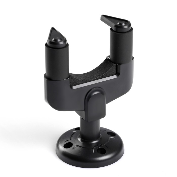 Держатель для гитары Music Life настенный с зажимом, чёрный Держатель для гитары Music Life настенный с зажимом, чёрный