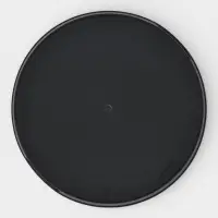 Поднос для подачи с ручками Magistro &laquo;ФьюженВуд&raquo;, круглый, 28&times;3.2 см, пластик, черный, коричневый