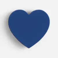 Джибитс из ПВХ &laquo;Сердце&raquo;, синий