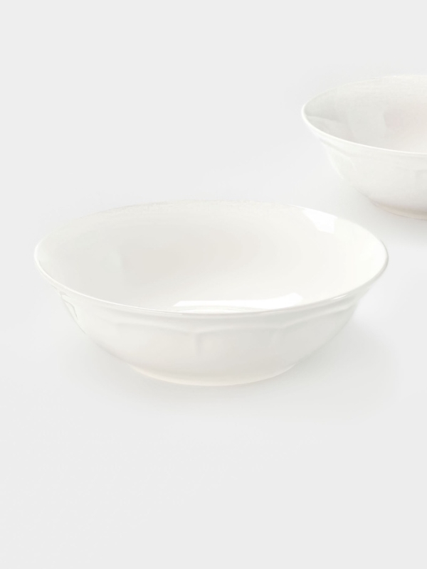 Тарелки глубокие WY Renessans, 850 мл, d=22.5 см, фарфор, белые