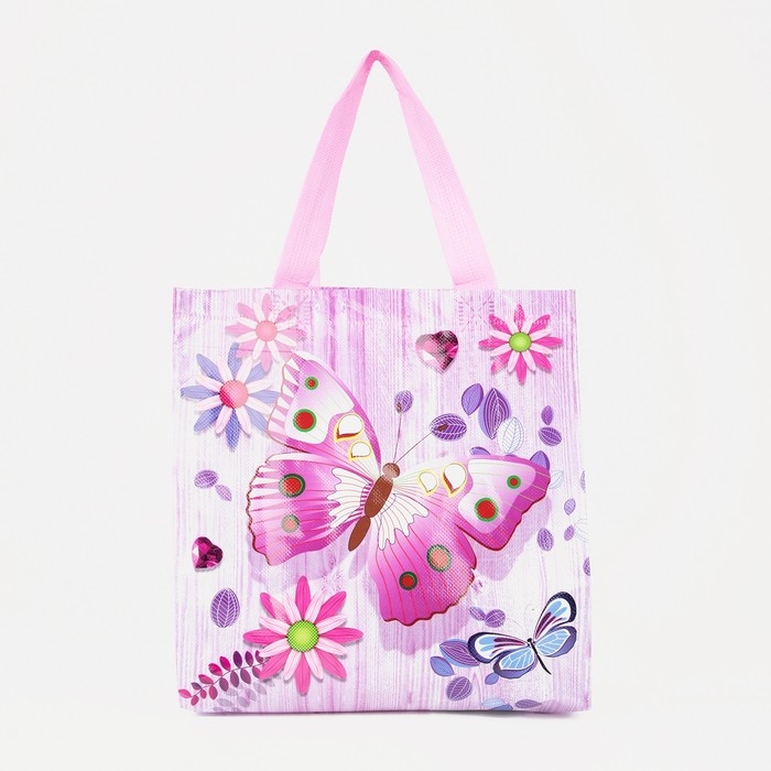 Сумка детская для девочки без молнии, цвет МИКС