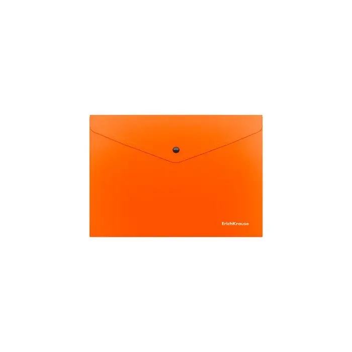 Папка-конверт на кнопке А5+ (239х189 мм), 180 мкм, ErichKrause Glossy Neon, глянцевая, полупрозрачная, микс Папка-конверт на кнопке А5+ (239х189 мм), 180 мкм, ErichKrause Glossy Neon, глянцевая, полупрозрачная, микс