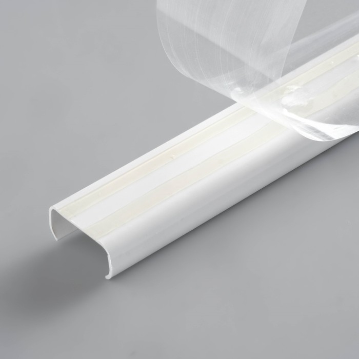 Кабель-канал 30х10мм 2,2м Кабель-канал 30х10мм 2,2м "Деконика"с клеевым основанием, 001 Белый