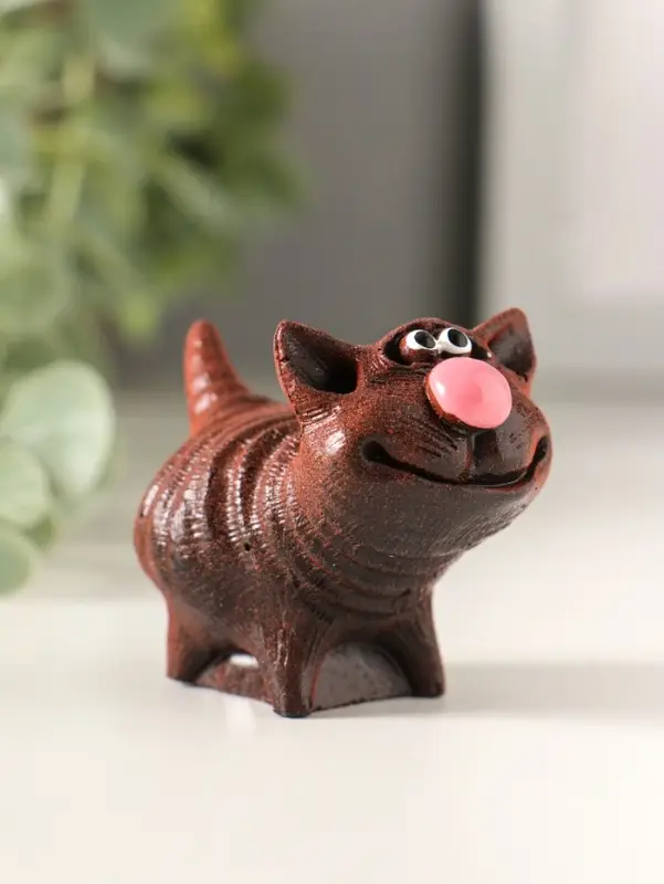 Сувенир Кот Улыбка,микс 5х3,5х5,5см