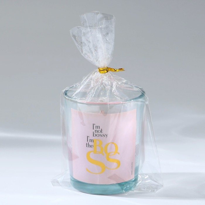 Свеча в стакане «Boss», кофе, высота 6 см Свеча в стакане «Boss», кофе, высота 6 см