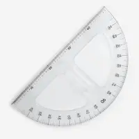 Транспортир портновский 180&deg;, пластик