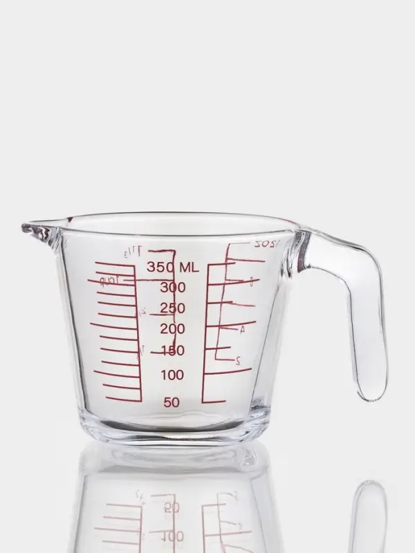 Кувшин мерный из жаропрочного стекла  Кувшин мерный из жаропрочного стекла "Классика" 350 мл, 15х10,5х9 см