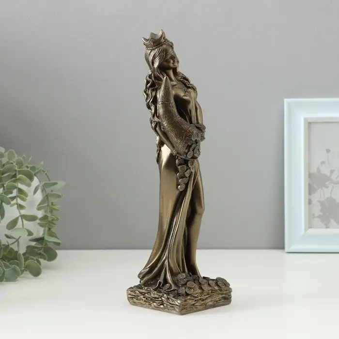 Фигура гипс &laquo;Фортуна&raquo;, под бронзу, 30 см