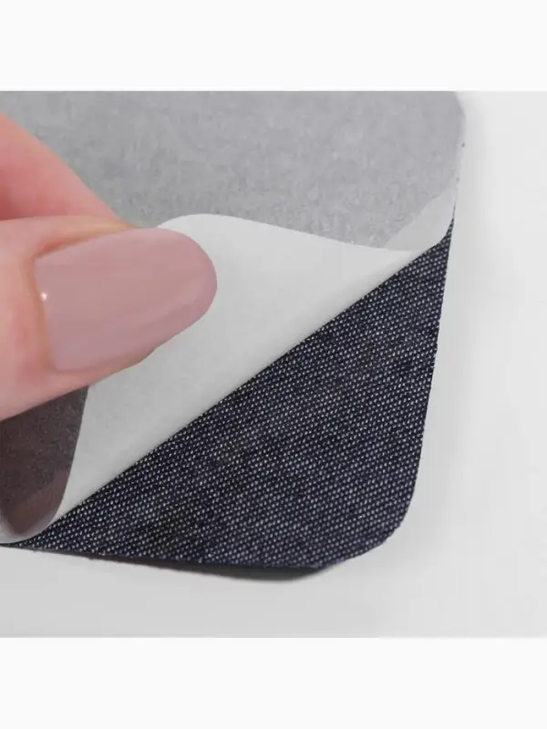 Заплатки для одежды, 10&times;7.5 см, термоклеевые, пара, цвет джинс