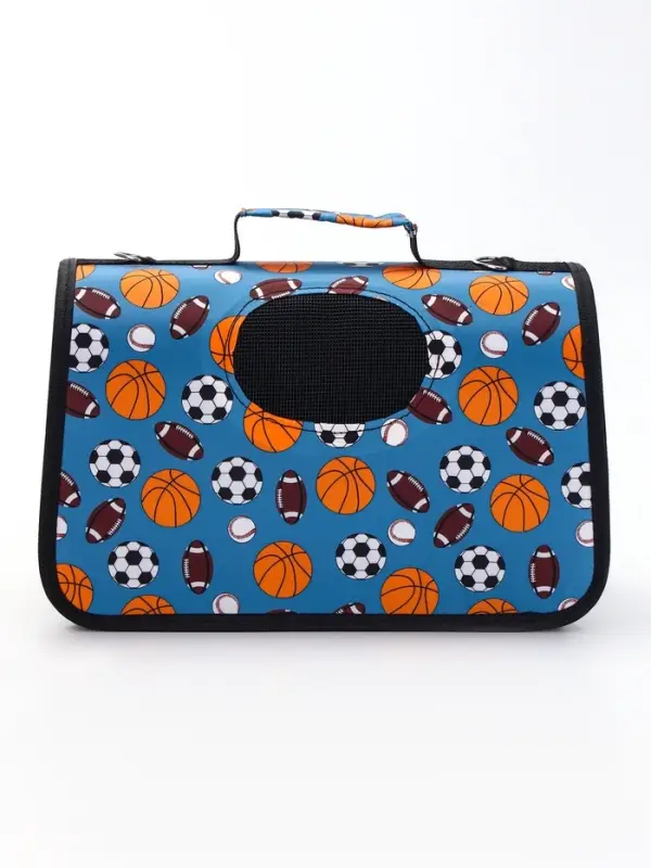 Сумка - переноска для животных &laquo;Спорт&raquo;, размер S, 37.5&times;17&times;22 см, голубая