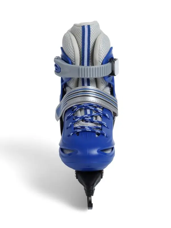 Коньки детские раздвижные BlackAqua, р. 30-33, для фитнеса, синие Коньки детские раздвижные BlackAqua, р. 30-33, для фитнеса, синие