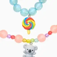 Набор детский &laquo;Выбражулька. Коала&raquo;, 2 предмета: бусы, браслет, разноцветный