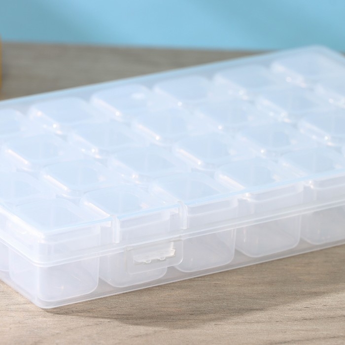 Органайзер для хранения RICCO, 28 ячеек, 17,5×11×2,8 см