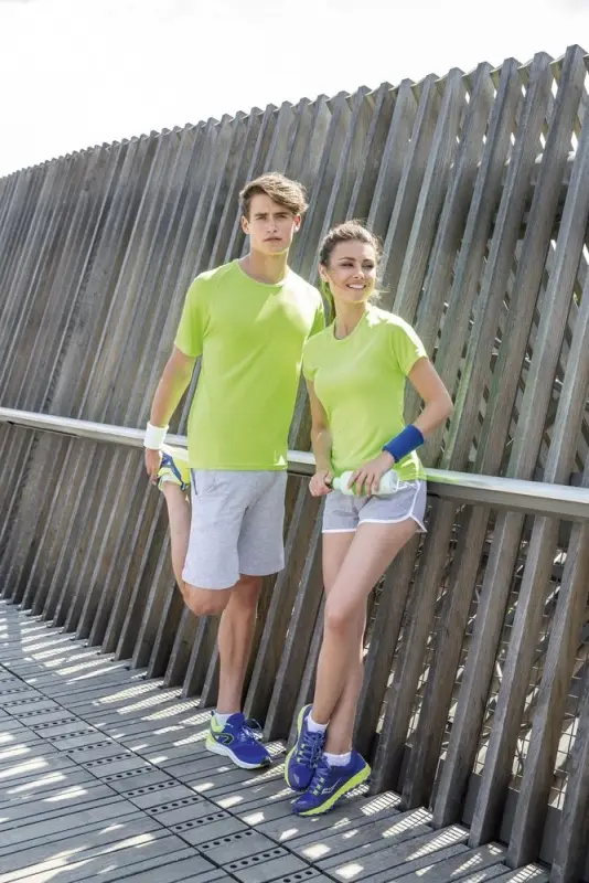 Футболка унисекс Sporty 140 оранжевый неон, размер XXs Футболка унисекс Sporty 140 оранжевый неон, размер XXs