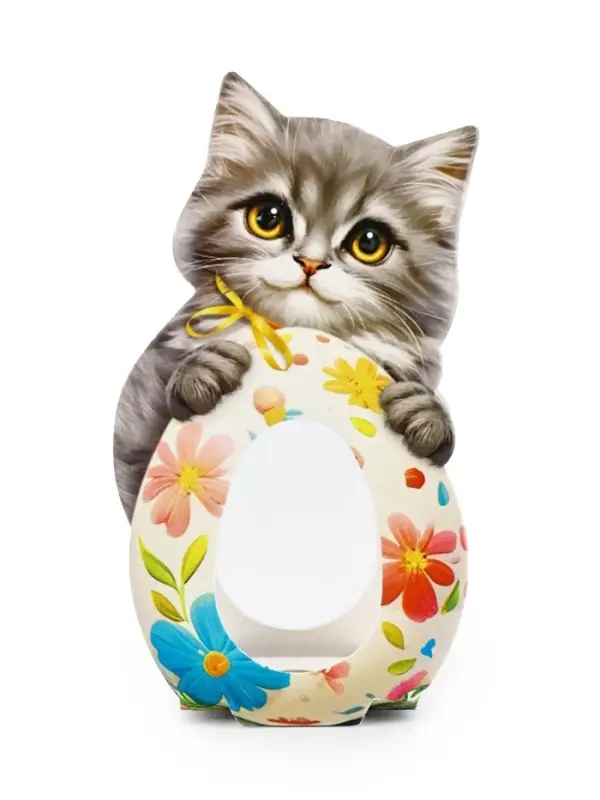 Коробка для яйца на Пасху &laquo;Котик&raquo;, 6.2&times;25.1 см