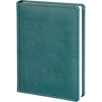 Ежедневник недатированный бирюзовый,А6,110х155мм,176л,ATTACHE Сиам