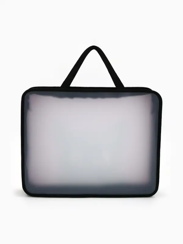 Папка для труда, А4, пластиковая, 33&times;26&times;7.5 см &laquo;Котик черный&raquo; МИКС