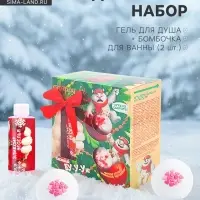 Подарочный набор косметики Happiki &laquo;Снежный бум&raquo;, 390 г