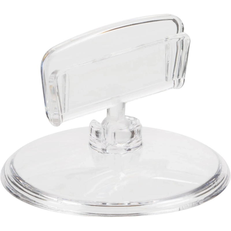 Ценникодержатель настольный на круглой подставке ширина клипсы 38мм,10шт/уп