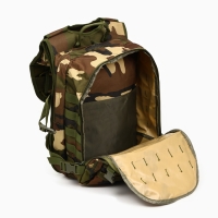 Рюкзак тактический "Storm tactic" мужской, стропы MOLLE, 40 л, камуфляж woodland