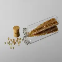 Набор баночек для хранения бисера, d=2.2 × 8 см, 5 шт., в контейнере, 16.3×9×2.4 см