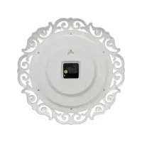 Часы настенные интерьерные &laquo;Хостон&raquo;, бесшумные, плавный ход, d=40.5 см, циферблат d=26 см, белые, от батарейки 1&times;АА