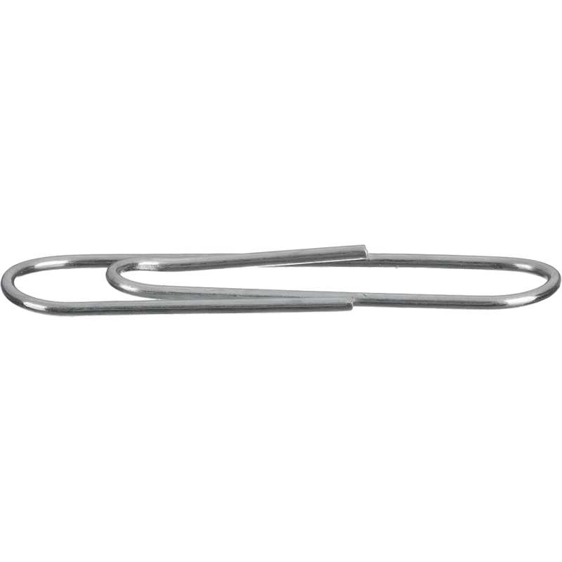 Скрепки Attache оцинкованные 28 мм, негофрированные, 100шт/уп