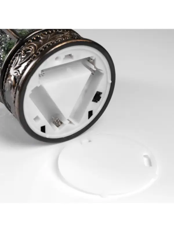 Светодиодная фигура &laquo;Снеговик&raquo; 14&times;22&times;14 см, пластик, от батареек ААх3, свечение тёплое белое