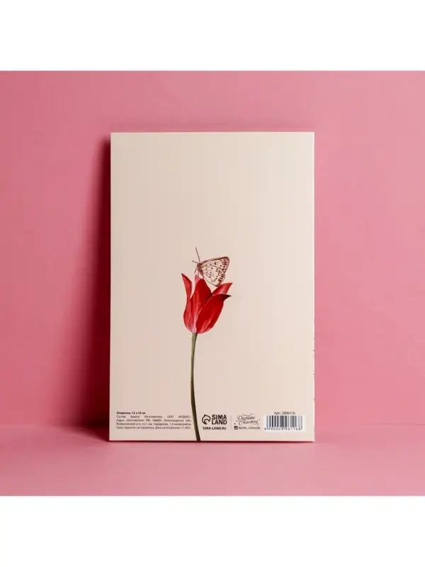 Открытка «С Днем Рождения», тиснение, 12×18 см