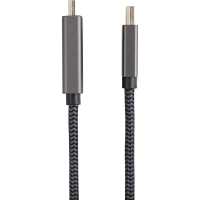 Кабель Telecom (TA561M-1.8M) DisplayPort M-> HDMI M 4K@60Hz 1.8m оплетка