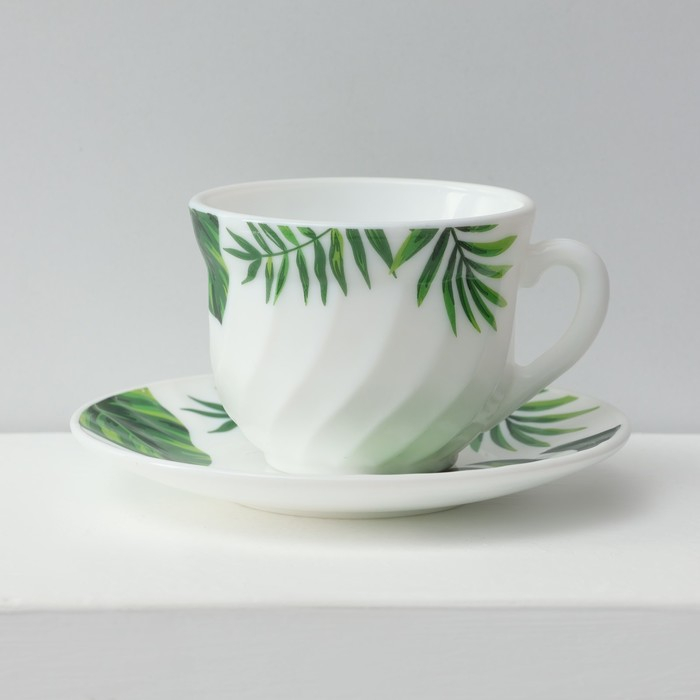 Сервиз столовый «Лист папоротника», 37 предметов, стеклокерамика Сервиз столовый «Лист папоротника», 37 предметов, стеклокерамика