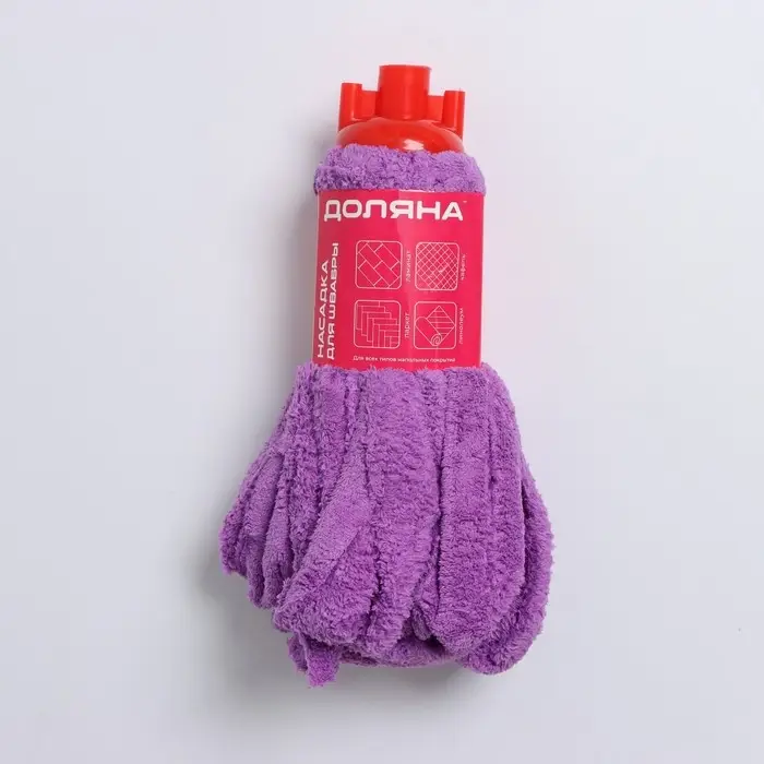 Насадка для швабры ленточная Доляна &laquo;Юбочка&raquo;, микрофибра, 28&times;7&times;7 см, МИКС