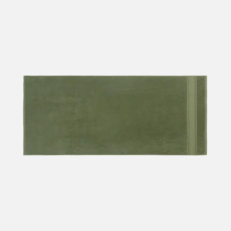 Полотенце махровое Terrychic, среднее, зеленое Полотенце махровое Terrychic, среднее, зеленое