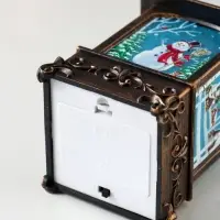 Фонарь светодиодный &laquo;Весёлый снеговик&raquo;, декоративный, 1 LED, от батареек 3&times;AАА, свечение тёплое белое
