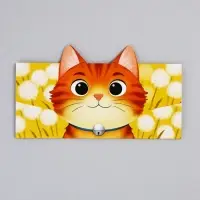 Конверт для денег формовой &laquo;Котик&raquo;, 17.5&times;10 см