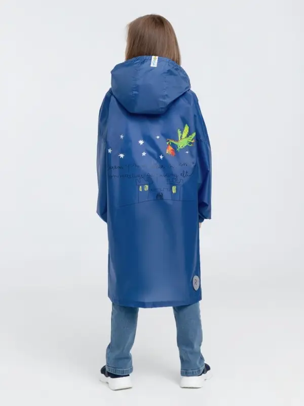 Дождевик детский Rainman Kids ярко-синий, 7-9 лет