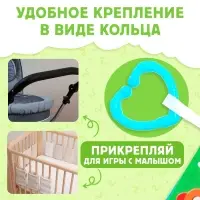 Книжка - шуршалка &laquo;Кто моя мама?&raquo;, с хвостиками, 14&times;12 см, от 3 месяцев