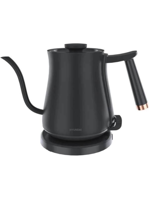 Чайник HYK-S5500 0.7л. 1000Вт черный (металл)