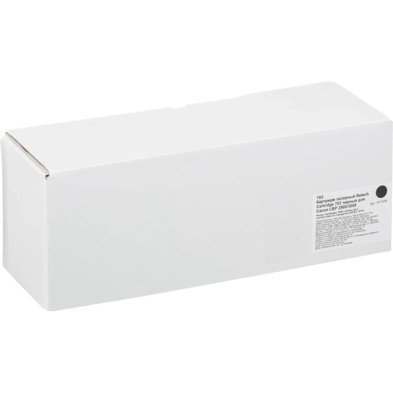 Картридж лазерный Retech Cartridge 703 чер. для CanonLBP2900/2900B