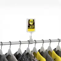 Держатель пластиковой рамки универсальный, 5.5&times;5&times;12 см, прозрачный