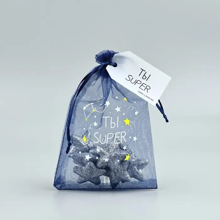 Мешочек подарочный из фатина с термонаклейкой «Ты Супер», 11 х 16 см +/- 1.5 см Мешочек подарочный из фатина с термонаклейкой «Ты Супер», 11 х 16 см +/- 1.5 см