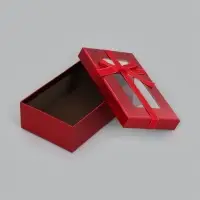 Набор подарочных коробок 3 в 1, прямоугольные с окном 23&times;16&times;9.5 21&times;14&times;8.0 19&times;12&times;6.5 см