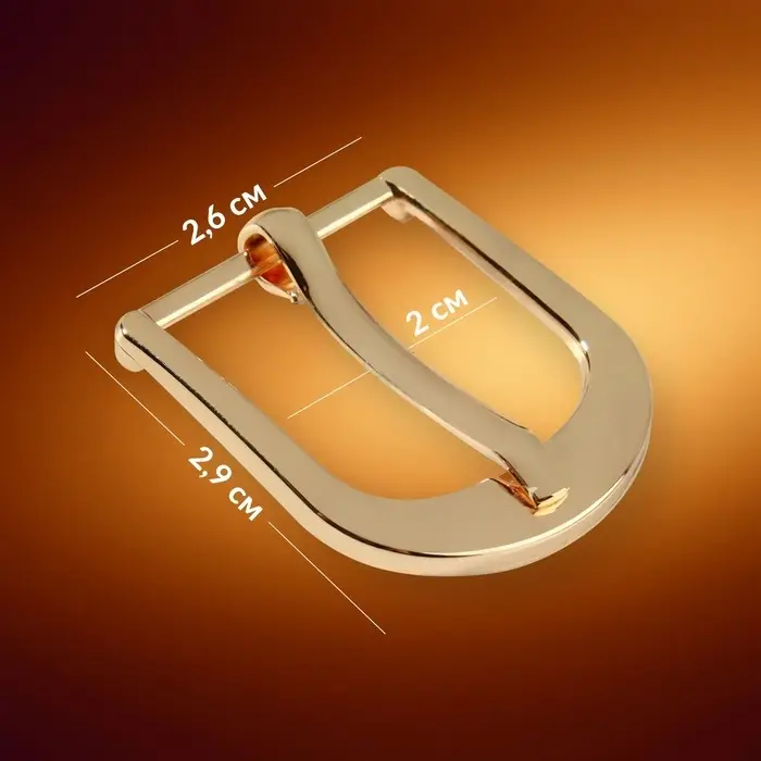 Пряжка для ремня, 2.9×2.6 см, 20 мм, цвет золотой Пряжка для ремня, 2.9×2.6 см, 20 мм, цвет золотой