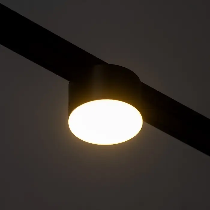 Светильник трековый BayerLux SLIM &laquo;Тубус&raquo;, LED, 5 Вт, 3000K-6000К, 48 В, CRI90, 7&times;7&times;7 см, чёрный