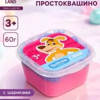 Слайм &laquo;Простоквашино&raquo;, розовый, 60 г