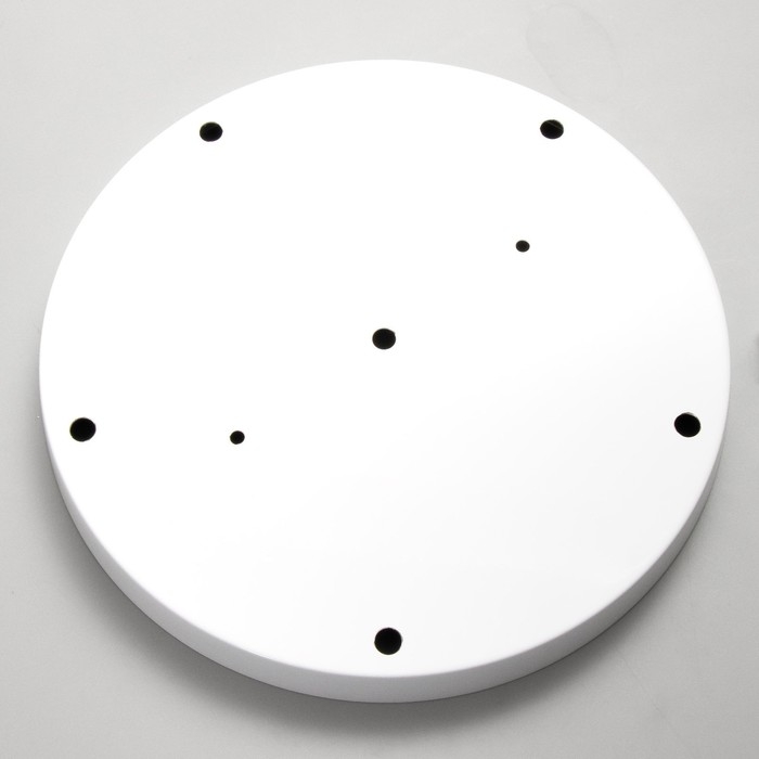 Основание для светильника Основание для светильника "Круг-5" белый 29,5х29,5х2,5см